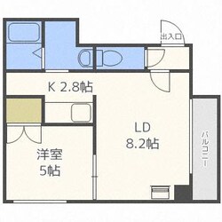 エスコート31の物件間取画像